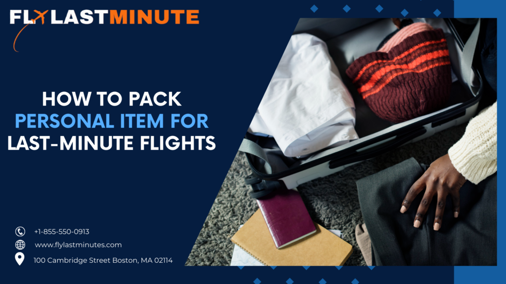 Read more about the article How to Pack a Personal Item for Last-Minute Flights